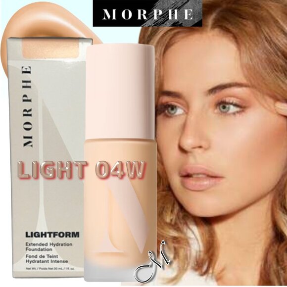 Morphe Lightform Extended Hydration Foundation ~ Light 04W (Golden) 30ml NIB - Picture 1 of 10
